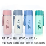 Портативная милая стеклянная ручка, с услугой печати логотипа, подарок на день рождения