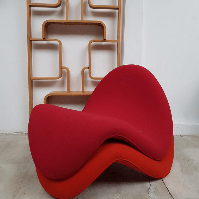 tongue chair tongue chair Nordic creative designer seat sample house display center hotel stereotyped cotton leisure chair