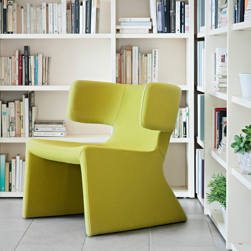 Designer Creative Profiled Glass Fiberglass Single Chair Hotel Prototype Room Cafe Cafe Nordic Reception Minimalist Casual Chair