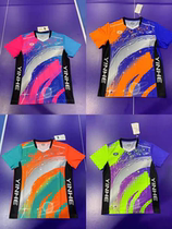Galaxy table tennis short-sleeved yinhe quick-drying sweat-wicking V-neck T-shirt childrens training clothes adult competition uniforms national team uniforms
