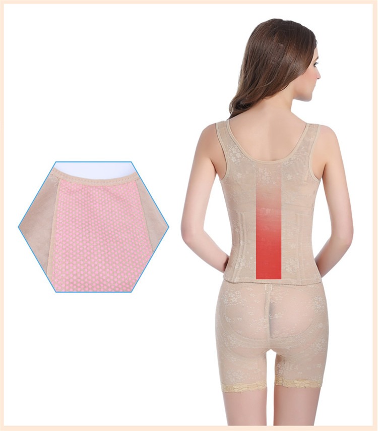 Bian Pez tay áo ánh sáng sang trọng thương hiệu 2018 body định hình mùa hè chia eo eo thêu thân hình phù hợp với corset quần lót nữ