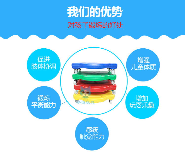 xe cân bằng 1 bánh xiaomi Trẻ em mẫu giáo giáo dục sớm giáo dục ngoài trời ý nghĩa đào tạo thiết bị thể thao cân bằng vuông lớn bốn bánh - Smart Scooter xe thăng bằng giá
