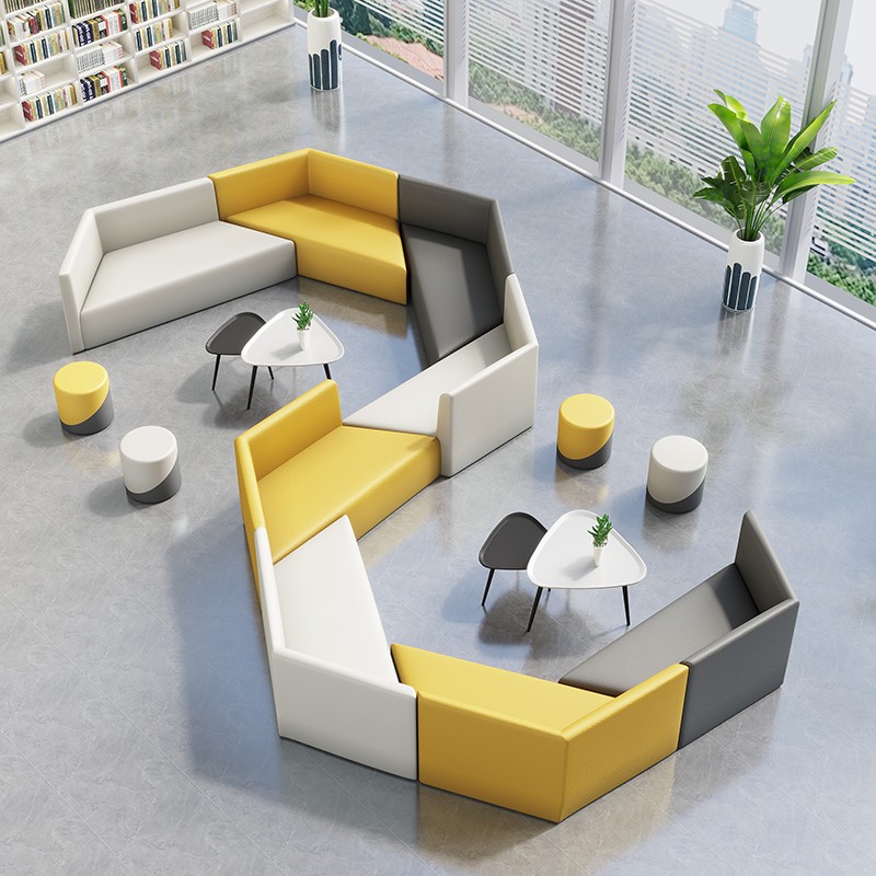 Studio Modern Office Conference Creative Sofa Double Beauty Ballroom Training Agency Lounge Lounge