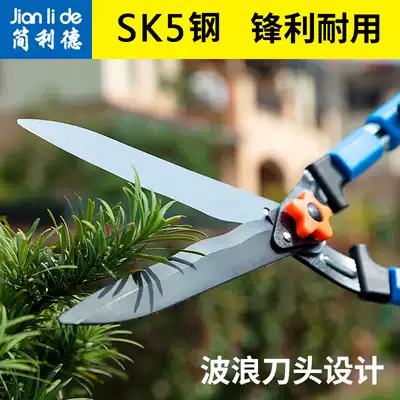 Jane Led gardening scissors, hedge shears, Green tools, lawn scissors, pruning shears, flowers and trees, branches, garden scissors