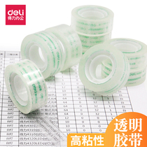 Effective 30065 transparent adhesive tape 1 8CM * 30Y student stationery tape office supplies financial small tape adhesive tape