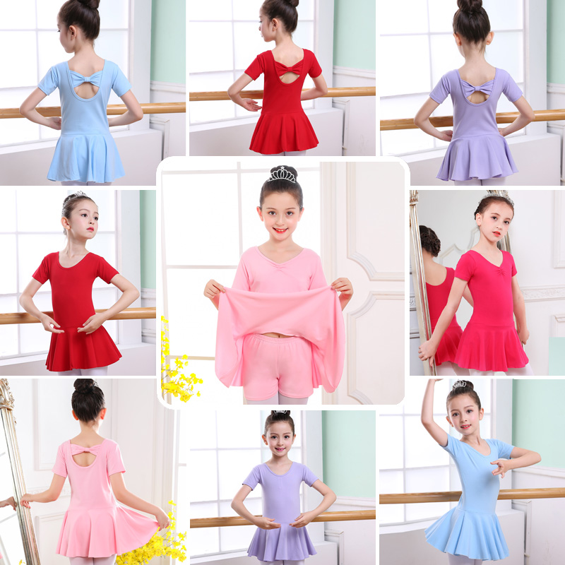 Children's Dance Dress Girls Spring Summer Ballet Long Sleeve Dance Clothes Examination Chinese Dance Clothes