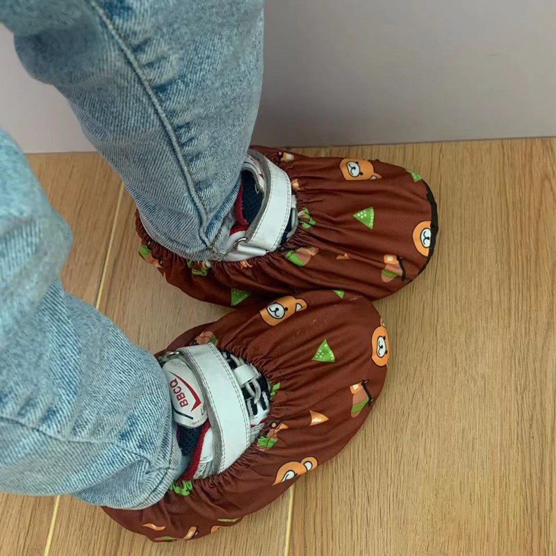 Baby and toddler special cloth shoe cover cartoon anti-slip wear resistant home children's park room can be cleaned repeatedly