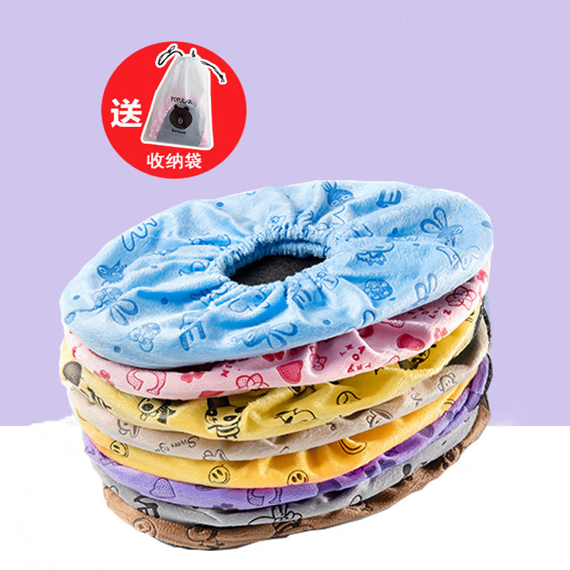 Cartoon Suede Cloth Shoe cover Kindergarten Home Repeatedly Washable Indoor Room Elementary School Students Waterproof anti-slip thickened abrasion resistant
