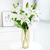 Северная легкая роскошная стеклянная ваза симуляция цветочный орнамент гостиная розовая фальшивая фальшивое обеденное стол