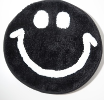 DPstudio Jacquard Lamb Velvet Smiley Face Cushion Chair Cushion Plush Cushion Soft Matching Car Cushion Geek Cushion