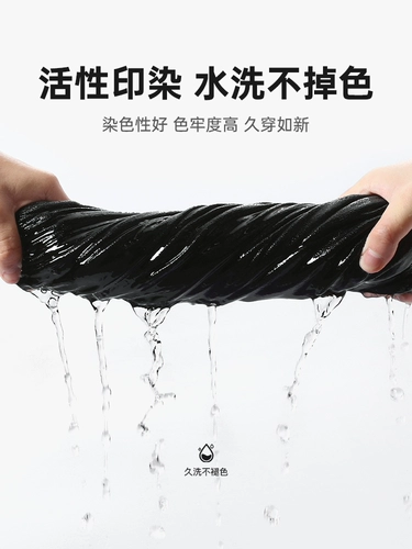 Черная летняя хлопковая шелковая футболка с коротким рукавом, в американском стиле