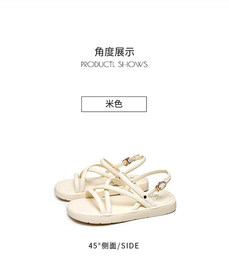 Ремень, летние модные сандалии, простой и элегантный дизайн, тонкий ремешок dusto / Big East 
