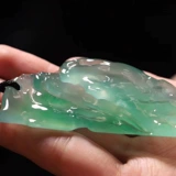 Натуральный нефрит из Мьянмы, изумрудная природная руда, имитация льда