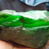 Натуральный нефрит из Мьянмы, изумрудная природная руда, имитация льда