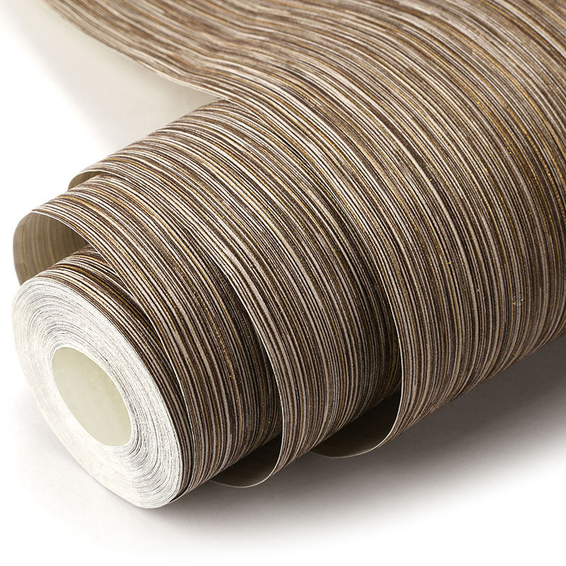 Chinese hotel Western Restaurant Hotel Cafe Corridor striped brushed cloth grain wood grain wallpaper study bedroom wallpaper