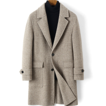 Autumn and winter Two sets of double-sided wool the male thickened liner in the male thickened liner with cashless coat jacket windsuit