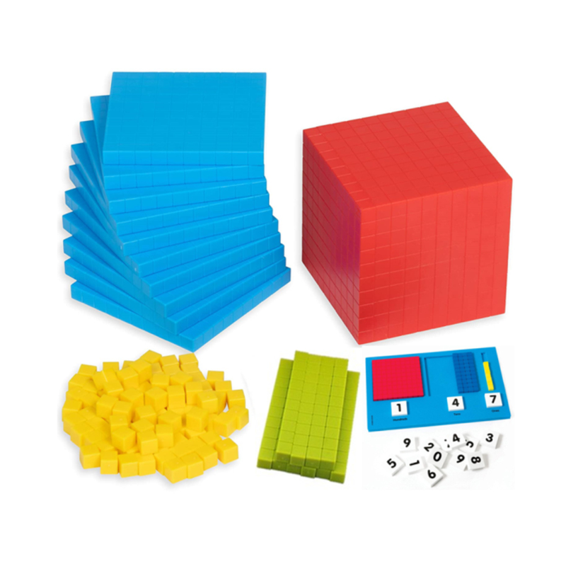 Mathematical Block Geometry 121 Pieces Mon early teaching aids ten Carry group Puzzle Toy Driving and retreating position teaching aids Learn more