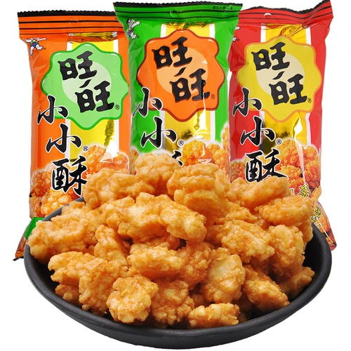 旺旺 Xiaoxiao -цигин 60x18 мешков с песком, маленькая упаковка гладкие маленькие закуски и повседневные закуски и повседневные закуски