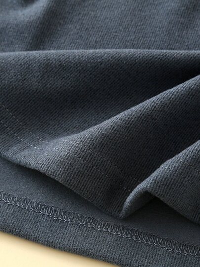 Rongde pajamas men's spring and autumn plus velvet brushed soft long-sleeved casual loose men's winter warm home clothes set