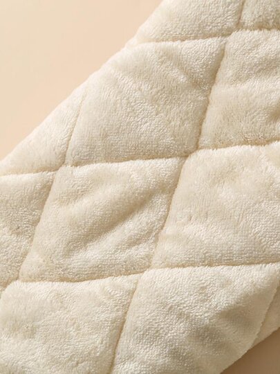 Anti-static quilted pajamas for men in winter three-layer thickened plus velvet cotton pants coral velvet warm pants loose thick home pants