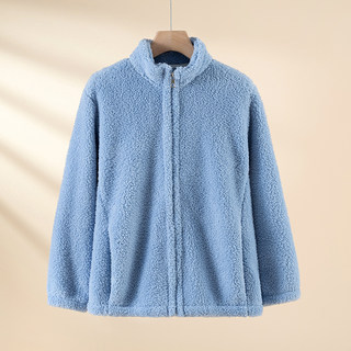 Pajamas for Men, Autumn and Winter Style, Winter Flannel, Fleece-Lined, Thickened, Loose, Casual, Outerwear, Coral Fleece Loungewear Top