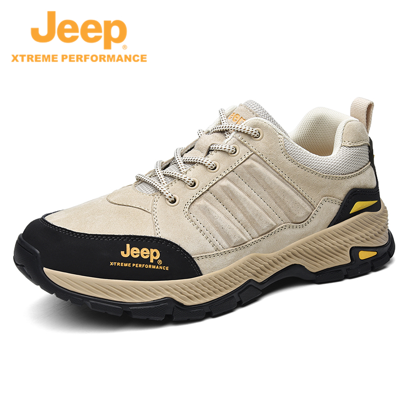 jeep men's shoes sports outdoor casual shoes men's Korean version 100 hitch climbing running shoes men's 2020 fall new