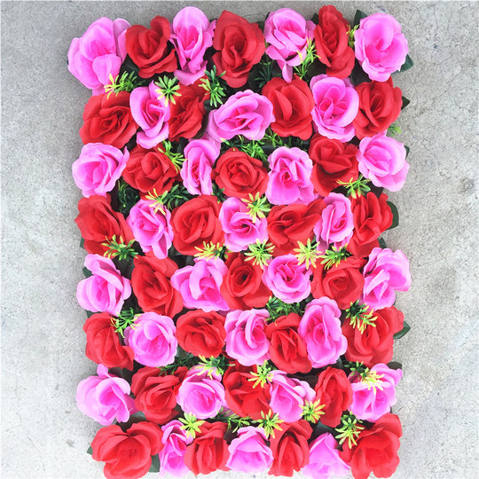 婚庆绢花排花结婚礼布置花拱门花排彩门拱形门配套花排花墙装饰花