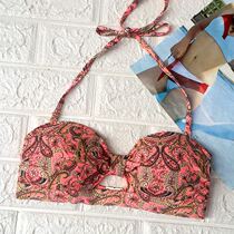 3 new pieces of single sexy bikini womens swimsuit single top tube chest neck 4520