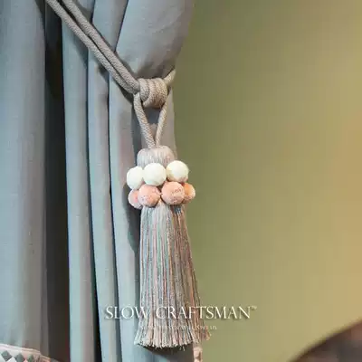 SLOW CRAFTSMAN export Nordic Series children's room cute simple curtain hanging ear tie