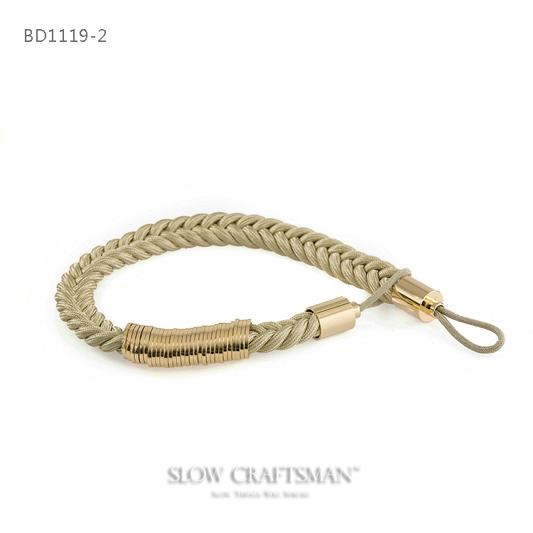 SLOW CRAFTSMAN EXIT EUROPE KARMAN SERIES DESIGNER WILLPOWER LIGHT LAVISH METAL CURTAIN STRAP