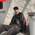 Piyou nam áo khoác áo khoác da nam Hàn Quốc phiên bản của xu hướng Nhật lỏng hiphop châu Âu và hiphop Hoa Kỳ 