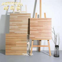 Wood grain tiles 600X600 living room tiles bedroom study imitation solid wood floor tiles balcony non-slip floor tiles antique tiles