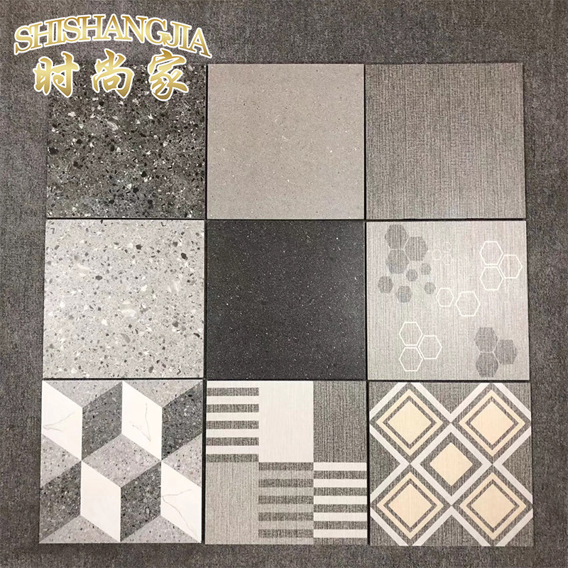 Brief Modern 300 Tonics Full Porcelain Marble Tattooed Antique Brick Balcony Toilet Patio Yard Matt Wear and small floor tiles