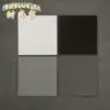 Powder room floor tiles 300x300 kitchen toilet bathroom toilet wall tiles Non-slip tiles pure black and white gray porcelain