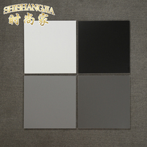 Toilet floor tiles 300x300 kitchen toilet bathroom bathroom toilet wall tiles non-slip tiles pure black and white gray all porcelain
