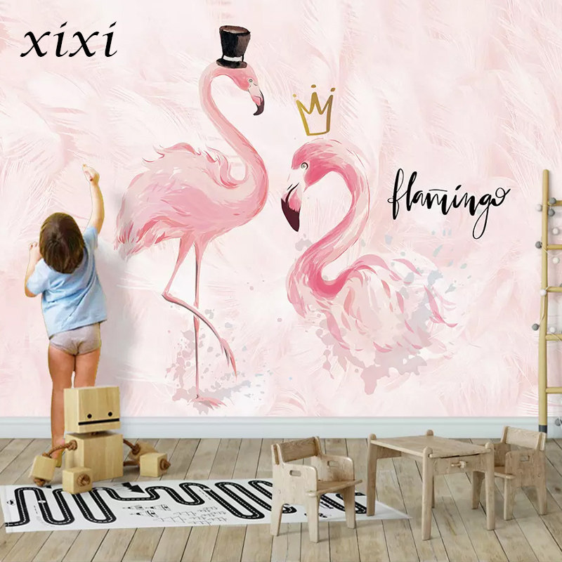 Children's room wall cloth 8D three-dimensional bump environmental protection cartoon custom mural paper boy girl bedroom bed head background wall