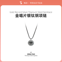 Whale Joker Necklace Long niche light luxury trend gift gift box Valentines Day birthday gift to girlfriend