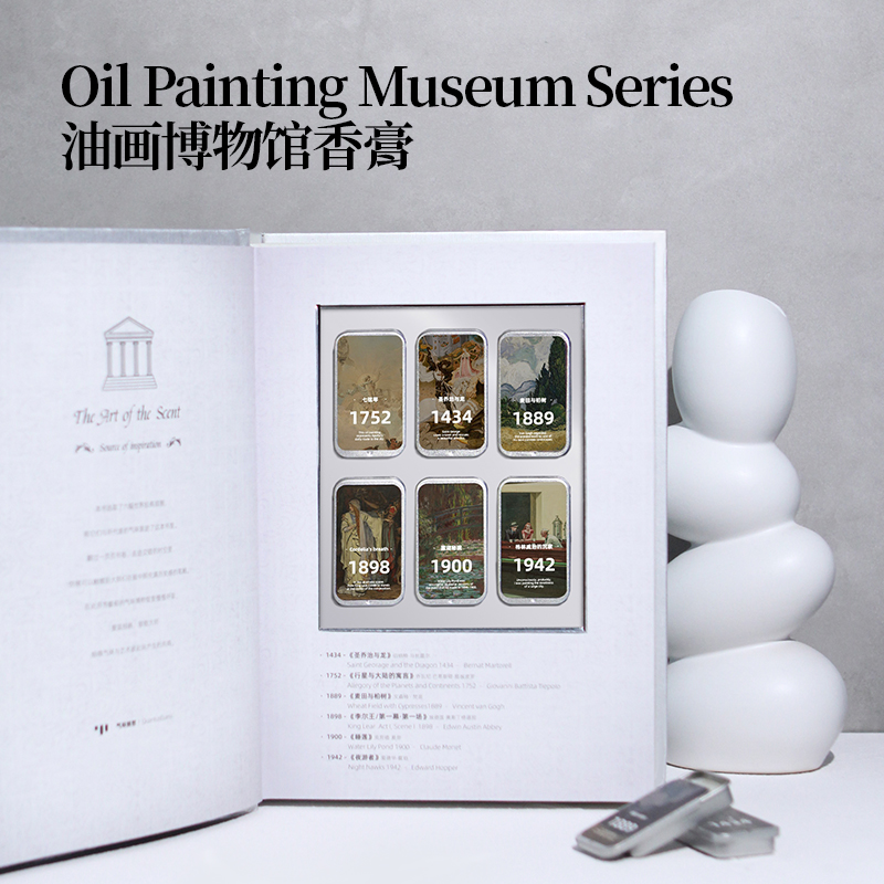 Whale oil painting Aroma Paste Gift Box Valentine's Day Gift to boyfriend Girlfriend Small Crowdbirthday Gift Advanced bestie