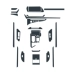 18-21 Lexus ES200es260 / es300h nội thất kiểm soát thiết bị màng bảo vệ nguồn cung cấp phim trong suốt Phụ kiện xe ô tô