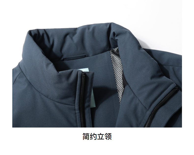 七匹狼 2020冬季新款 90%鹅绒 压胶防泼水 男薄款立领羽绒服 图25
