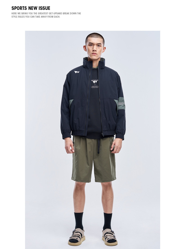 七匹狼 2020年秋冬新品 男短款棉服外套 填充美国杜邦棉 图42