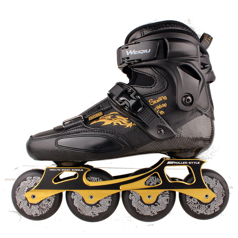 BOXT-V8 Carbon brazing Vihv Wheel Skating Shoes Racing shoes Flower style Flat Flower Skate Adult Professional Dry Ice men and women