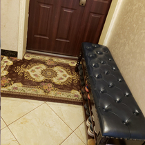 Wearing shoe stools shoe cabinet door storage stool American solid wood accommodating stool Stool Eurostyle for sitting and changing shoes Stool Shoes Cabinet