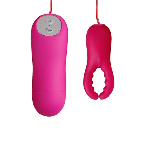 Прыгая яйца Мужчины и женщины разделяют женщин с немым вибрационным устройством мастурбации.