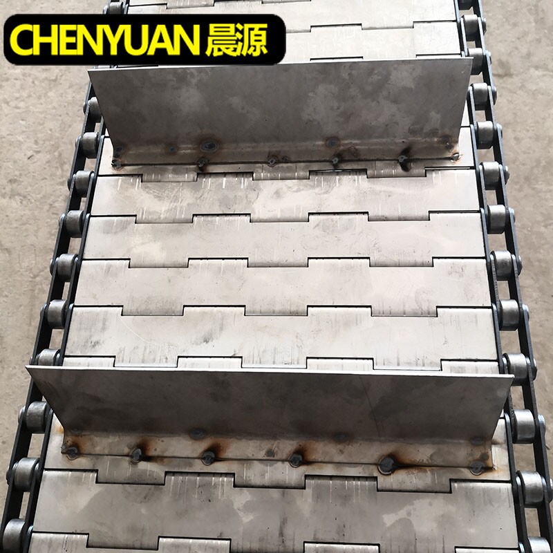 201 stainless steel chain plate processing parts conveying plate chain food production line 304 stainless steel baffle chain plate