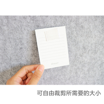 Felt plate special non-trace stickers instead of I-shaped nails fixed photo work announcement display stickers safety label stickers