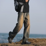 Летние тонкие джинсы, штаны, в американском стиле, свободный прямой крой, осенние