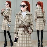 Модный пуховик, длинный плащ, пальто, куртка, 2021 года, средней длины, в корейском стиле