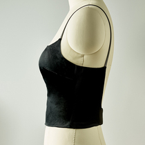 Chen Little Full Silk Mulberry Silk Beauty Back Harness Vest Inner Hitch Large Open Back Without Steel Ring Bra Integrated Underwear Outside