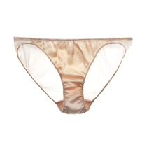 Chen Xiaoman silk ladies underwear sexy transparent French waist seamless underwear summer ultra-thin seamless breifs